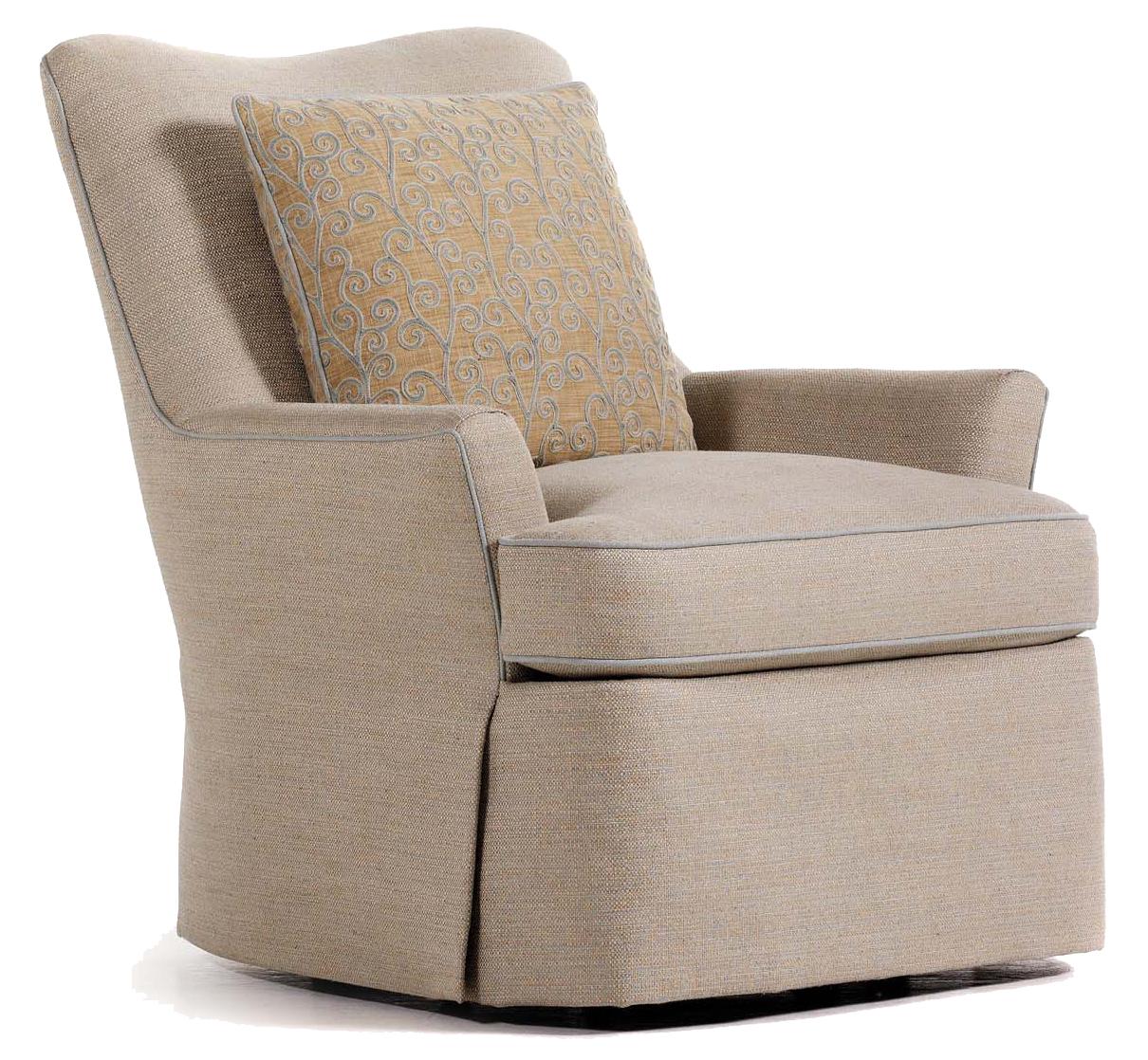 Jessica Charles Fine Upholstered Accents Durban Upholstered Swivel